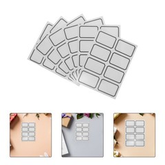 40 Sheets Transparency Stickers Self-adhesive Clear for Packaging Label