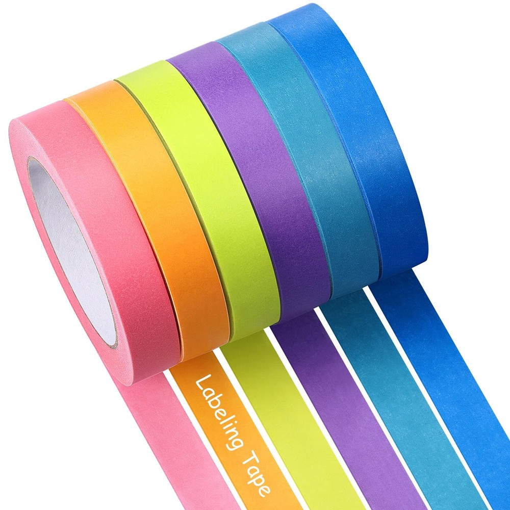6 Rolls Laboratory Labeling Tapes 164 Feet Long x 3/4 Inch Width Temperature …