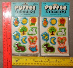 2 Packs Vintage Vinyl ‘The Creation’ Stickers (3/4″ to 1 3/4″) 20 Stickers, new