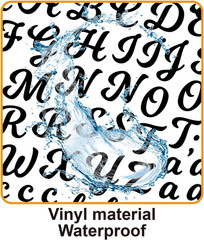 3040Pcs 20 Sheets Small Letter Number Stickers, 0.5Inch Colorful Self-Adhesive V