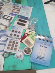 50+ Mixed Scrapbooking Supplies Lot Craft Embellishments & Metal Accents NEW