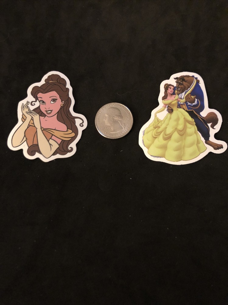 Disney Stickers – Lot of 2 – Beauty And The Beast
