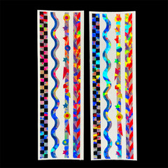 10 Mods Vtg 90s Mrs Grossman’s Sparkle Prismatic Stickers Scrapbook Junk Journal