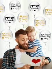 60 Sheets Father’s Day Balloon Stickers – DIY Decals for Party Decorations
