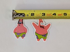Set Of 7 Stickers Patrick Star SpongeBob SquarePants Assorted Sticker Designs