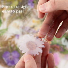 160Pcs Pre-Cut Scrapbooks Natural Stickers, Floral and Plant Sticker for DIY Cra