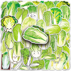 Matcha Vanilla Cake Stickers Pack, 50Pcs Vinyl Waterproof Decals