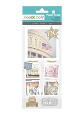 Scrapbooking Crafts Paper House Snap Shots Washington DC Lincoln Capital Cherry