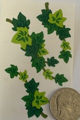GREEN IVY Stickers(3pc) Mrs.Grossman’s…Garden…Plant…Climbing Branch…Card Making…