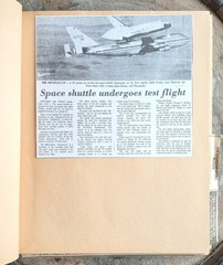 Voyager & Space Shuttle ~1970s/80s Scrapbook~ Enterprise Newspaper Clippings 🪐⭑