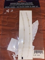 Feathers — Die Cut Laser Cut New – Deluxe Cuts Scrapbooking – Retired #23