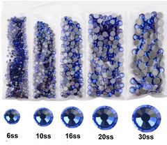 1500 HOTFIX Iron On Rhinestones 6ss, 10ss, 16ss, 20ss and 300pc 30ss