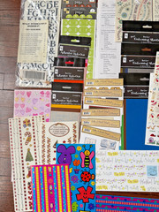 Lot Scrapbook Kits Pack Sticker Sheets Creative Memories My Minds Eye NRN K & Co