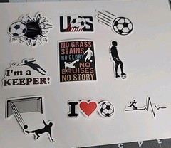 ASST SOCCER SOCCER STICKERS (SP2) ST4