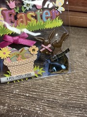 Jolee’s Easter Chocolate Bunnies Basket Eggs Scrapbooking Stickers 2012 D9