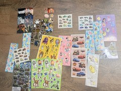 Large Scrapbook Sticker And Embellishment Lot 60 Packs New Stickers Loose Sheets