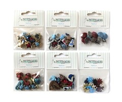 Buttons Galore and More NAUTICAL Collection of Novelty 3D Embellishments Buttons