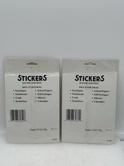 Vintage Autumn Themed Stickers Set Of 2 Sealed 36 Count Packages Eureka