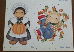 Tie Me to The Moon The Dimple Street Gang AUTUMN GIRLS sticker sheet