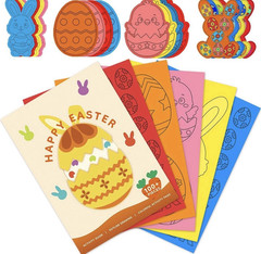 Easter Sticker Book Multicolor Activity Pages 100+ Pieces Bunny Egg