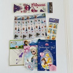 Disney Princess Cinderella Lot 8 Stickers & 1 Die Cut Sandylion Disney