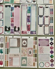 Lot Of 40 Sheets Happy Planner Complete & Incomplete! #4