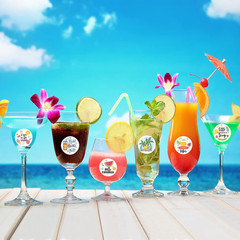 360PCS Summer Stickers for Kids, Individual Cute Hello Summer Beach Watermelon B