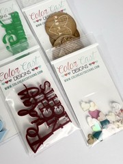 Color Cast Acrylic Scrapbook Embellishments Lot Scrapbooking Journaling Art