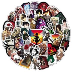 Anime Attack On Titan Stickers Vinyl Decals Sticker Bomb Laptop Pack Lot 50pc