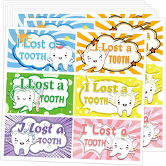 120 Pcs I Lost a Tooth Stickers 2.5 X 1.5 Inch for Tooth Fairy Kits