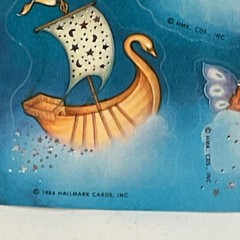Vintage Stickers Hallmark Sticker Sheet 80s Fairies Razzle Dazzle Sparkle 1984
