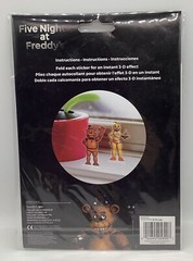 NIP 2016 Five Nights At Freddy’s Pop Up Stickers 3D Effect