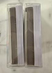 2 Cricut Joy Insert Paper Cards Silver Holographic Insert Gray Card 2008787