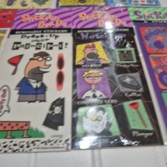 Vintage 1990’s Gibson Stickety Doo Da 2 Stickers Sheets & 5 Removeable Stickers