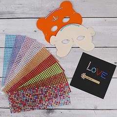 4536 Self-Adhesive Rhinestone Stickers for Kids DIY Crafts, Nail Art & Scrapbook
