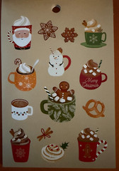 RECOLLECTIONS GINGERBREAD HOUSE STICKER BOOK 237 PC 12 SHEET GINGERBREAD FOREST