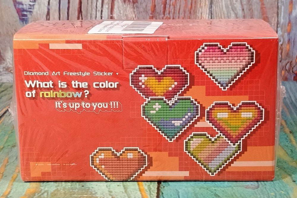 Diamond Art Freestyle Sticker – What is the Color of Rainbow? 38 Stickers – NEW