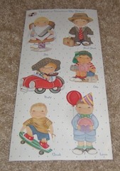 Tie Me To The Moon ~ Dimple Street Gang Sticker Sheet ~ City Boys