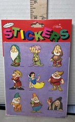 vintage disney snow white sticker sheet. NOS