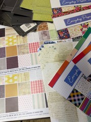Large Scrapbooking Paper & Craft Supplies Lot – Cardstock, Glitter Sheets, Album