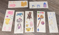 1999 Creative Memories Stickers Full and Partial Sheets Baby Kid Theme Lot