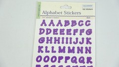 Colorbok Memory Craft 7/16″ Grape 15041 Scrapbook Letter Number Stickers