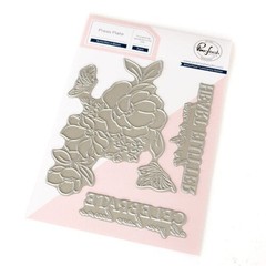 PINK FRESH – METAL CUTTING DIE – WILDFLOWER BOUQUET