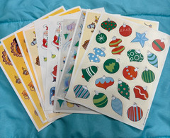 Hallmark Stickers lot (Christmas & Fall Theme) see description for details