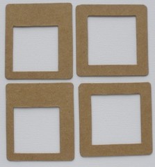 {8} *SLIDE MOUNTS* – Bare Mini Frames Chipboard Die Cuts