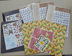 Lot 7 Packs Creative Memories Collection Scrapbooking Stickers & Printed Papers