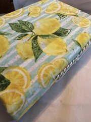 Lemon Themed Junk Journal 6 X 8 X 2” Approximately 40 Pg