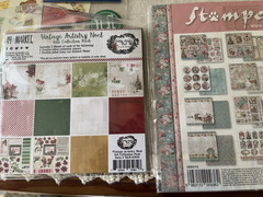 Large Lot Emphera Embellishments, Stamps, Paper More Holiday Included Stamperia