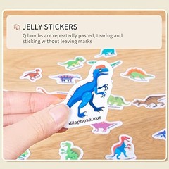 6 Pack Reusable Sticker Books for Toddlers 1-4 Years, Travel Activity Toys, Anim