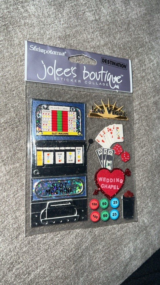 Jolee’s Las Vegas Nevada Casino United States Travel Scrapbooking Stickers